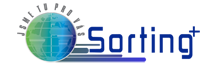 Sorting+ Logo